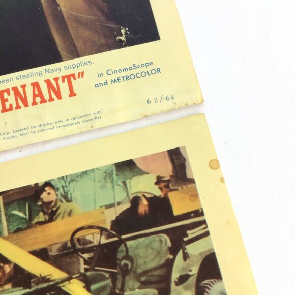 10 - 1950s 60s Movie Lobby Cards Mixed Lot 11x14 Vintage War & Peace Tobacco Rd - Picture 9 of 14